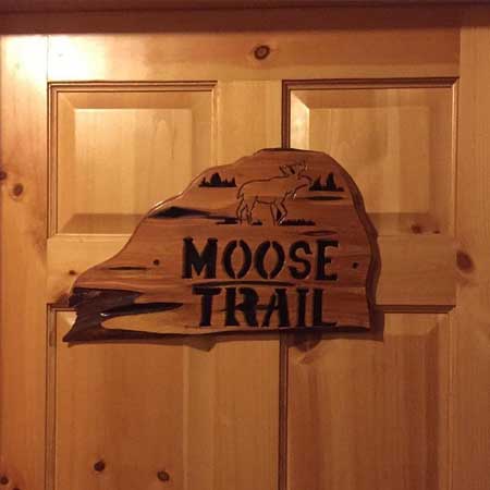 moose trail sign