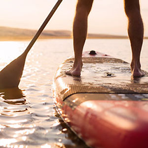 paddle boarding at Anderson Ranch 
